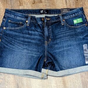 GAP Women's Dark Blue Denim Shorts